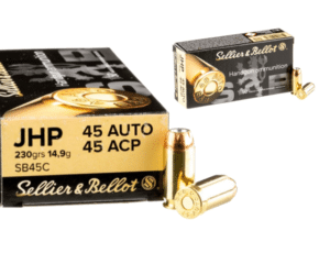 S&B 45 AUTO/45 ACP JHP