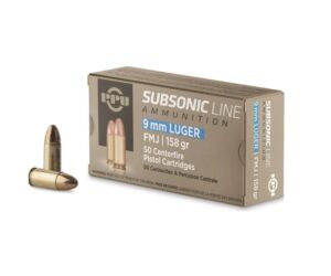 PPU 9mm LUGER FMJ 10,2G SUBSONIC