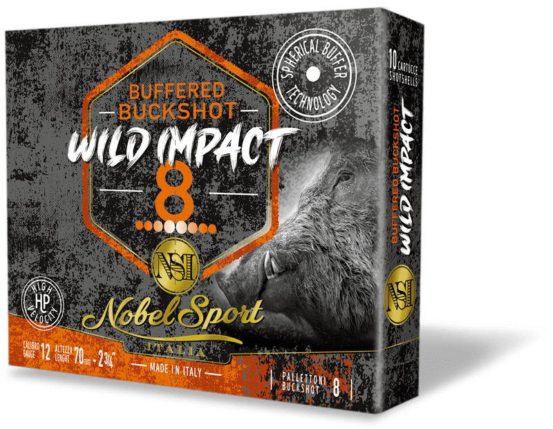 NSI BUFFERED BUCKSHOT WILD IMPACT 8